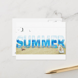 Carte Postale “Carte postale de plage Summer Splash”