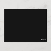 Carte postale Carte postale du tableau de bord d'a (Dos)