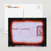 Carte Postale "Carte postale" (orange) (Devant / Derrière)