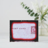 Carte Postale "Carte postale" (rouge) (Debout devant)