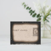 Carte Postale "Carte postale" (Sepia) (Debout devant)