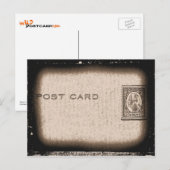Carte Postale "Carte postale" (Sepia) (Devant / Derrière)