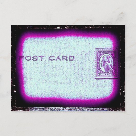 Carte Postale "Carte postale" (violet) (Devant)