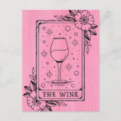 Carte postale Carte Tarot Vin (Devant)