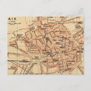 Carte postale Carte Vintage Aix-France