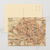 Carte postale Carte Vintage Aix-France (Devant / Derrière)