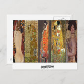 Carte Postale CartePostale Klimt (Devant / Derrière)