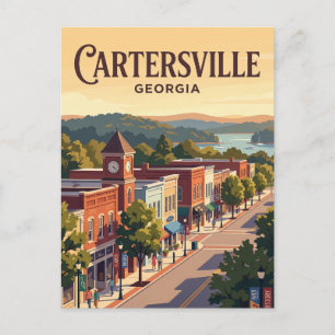 Carte Postale Cartersville, Géorgie
