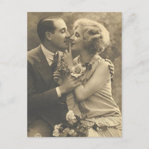 Carte Postale Cartes, Cadeaux romantiques vintages