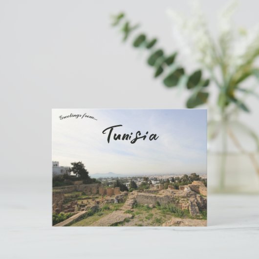 Carte Postale Carthage Tunisie (Debout devant)