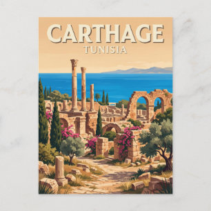 Carte Postale Carthage Tunisie