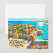 Carte Postale Carthagène Colombie (Devant / Derrière)