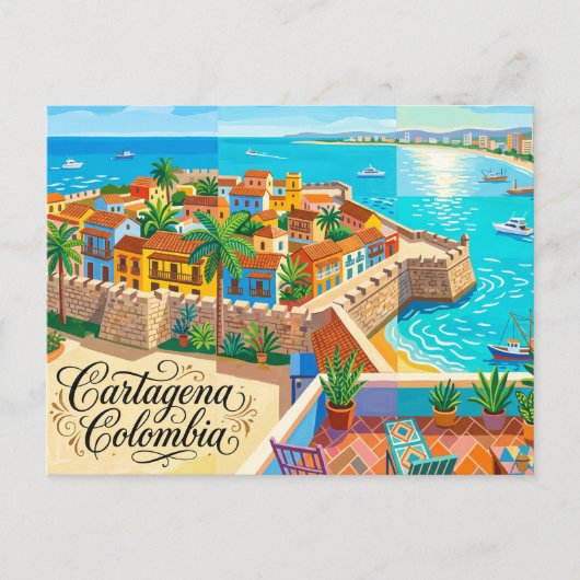 Carte Postale Carthagène Colombie (Devant)