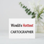 Carte Postale Cartographe le plus chaud du monde (Debout devant)