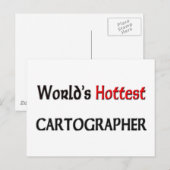 Carte Postale Cartographe le plus chaud du monde (Devant / Derrière)