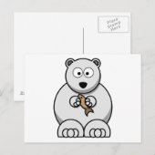 Carte Postale Cartographie de l'ours polaire (Devant / Derrière)