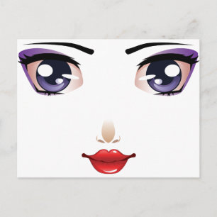 Carte Postale Cartographie féminine