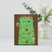 Carte Postale Cartoline vintage de la Saskatchewan Canada (Debout devant)