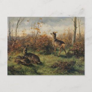 Carte Postale Carton de Cerf élancé de Rosa Bonheur
