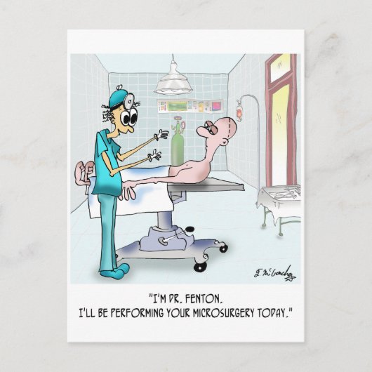 Carte Postale Carton de chirurgie 9369 (Devant)