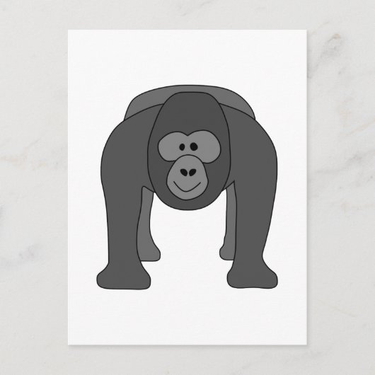 Carte Postale Carton de Gorilla (Devant)