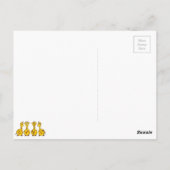 Carte Postale Carton de la Giraffe mignonne (Dos)