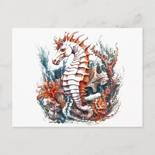 Carte Postale Carton de Seahorse (Devant)