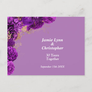 Carte Postale Carton d'invitation à la fête d'anniversaire de ma