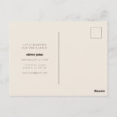 Carte Postale Carton d'invitation à la soirée "Tombez amoureux,  (Dos)