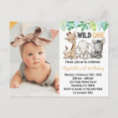 Carte Postale Carton d'invitation à une fête d'anniversaire avec (Devant)