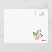 Carte Postale Carton d'invitation à une fête de remise de diplôm (Dos)