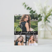 Carte Postale Carton d'invitation à une fête de remise de diplôm (Debout devant)