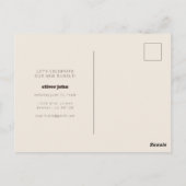 Carte Postale Carton d'invitation à une Soirée Découverte pour T (Dos)