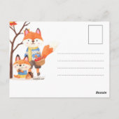 Carte Postale Carton d'invitation d'anniversaire aux animaux de  (Dos)