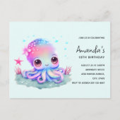 Carte Postale Carton d'invitation d'anniversaire de la créature  (Devant)