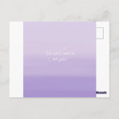 Carte Postale Carton d'invitation d'anniversaire Sirène Mignonne (Dos)