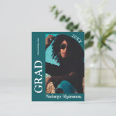 Carte Postale Carton d'invitation de remise de diplômes photo ré (Debout devant)