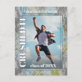 Carte Postale Carton d'invitation de remise de diplômes Vert Tur (Devant)