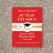 Carton d'invitation de réunion de classe