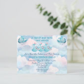 Carte Postale Carton d'invitation pour une fête de naissance de (Debout devant)