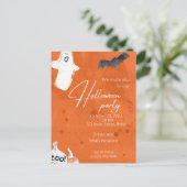 Carte Postale Carton d'invitation pour une fête d'Halloween Citr (Debout devant)