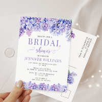 Carton d'invitation pour une fête prénuptiale aux 