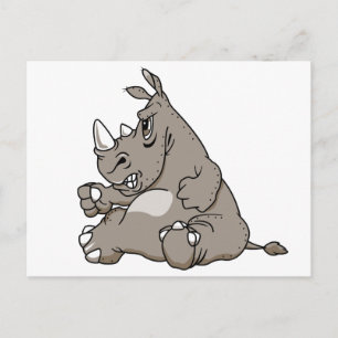 Carte Postale Carton dur Rhino