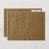 Carte Postale Carton enroulé (Devant / Derrière)