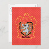 Carte Postale Carton Gryffindor Crest (Devant / Derrière)