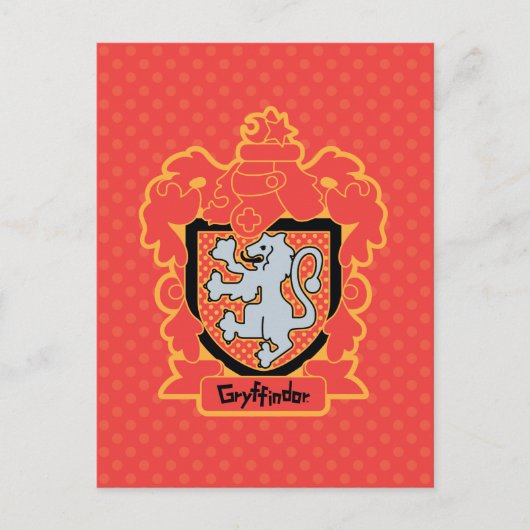 Carte Postale Carton Gryffindor Crest (Devant)
