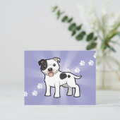 Carte Postale Carton Staffordshire Bull Terrier (Debout devant)