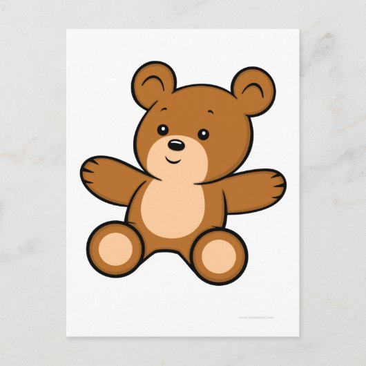 Carte postale Carton Teddy Bear (Devant)