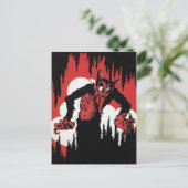 Carte Postale Carton vintage Krampus (Debout devant)