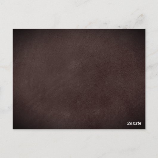 Carte Postale Cartons de Mariage Tableau Noir (Dos)